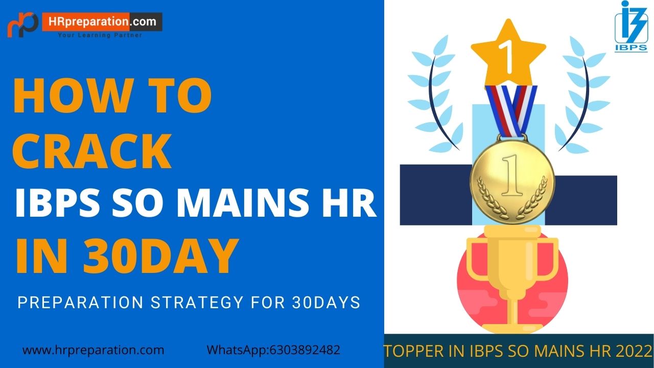How to Crack IBPS SO HR/Personnel | How to qualify IBPS SO HR/Personnel 